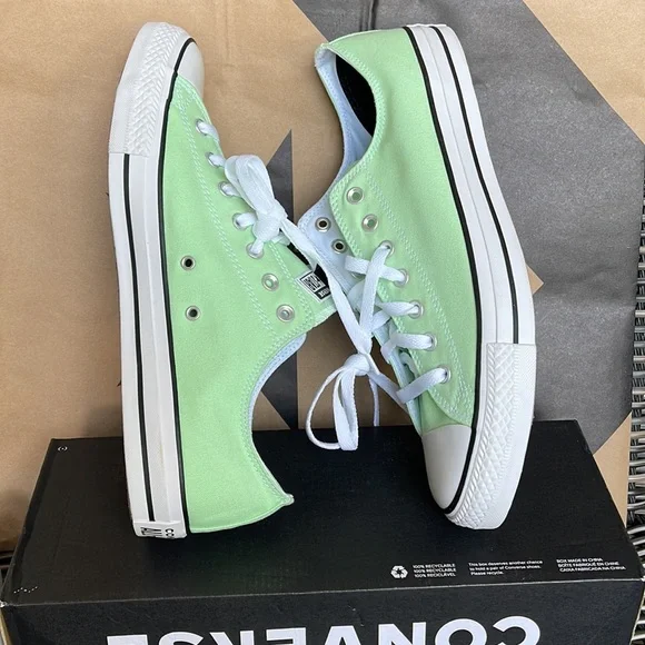 Converse CTAS OX VAPOR GREEN/WHITE/ MENS - Picture 12 of 16